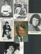 Tv Collection 6 signed assorted photos names include Christine Pearson, Bob Carolgees, Janette