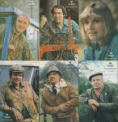 Emmerdale Farm Tv collection 6 signed promo photos form the iconic ITV series includes early cast