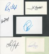 Sport Golf collection 6 signed cards and album pages includes great names such as Paul Azinger,