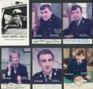 Juliet Bravo tv collection includes 6 signed 6x4 inch promo photos from the 1980s BBC series Noel