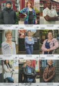 Eastenders signed promo photo collection. 21 in total, size 6x4inch. Amongst signatures are Steve