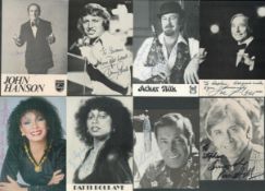 Music and TV collection 15 signed 6x4 photos includes some great names such as Acker Bilk, Ian