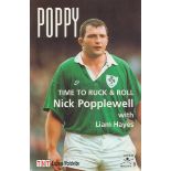 Nick Popplewell signed Time To Rock and Roll softback book. Published 1995. Good condition Est.