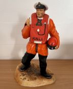 R.N.L.I 1982 Ashmor limited edition porcelain figure 49/250 produced exclusively for the history
