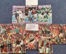 Football. West Ham Utd Matchday Programme Collection of 11 Programmes From 1994-95 Season and 1997-