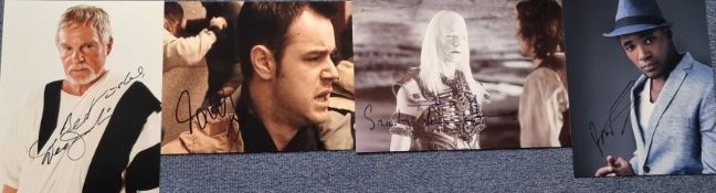 Jeremy Irons, Derek Jacobi, Duane Henry and Danny Dyer, actors. Four signed photos. Sizes - three