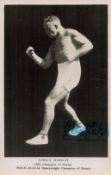 Atholl Oakeley, wrestler. A signed 5.5x3.5 photo postcard (unused). Sir Edward Atholl Oakeley, known