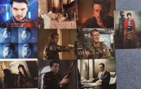 TV and Film collection 10 signed 10x8 inch colour photos names include Danny Strong, Kat Turner,