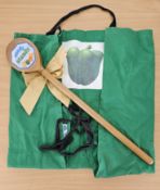 TV BBC Ready Steady Cook Apron and Large Wooden Spoon. Good condition. All autographs are genuine