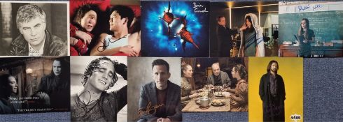 TV and Film collection includes 10 signed colour photos names such as Billy Campbell, Madeline