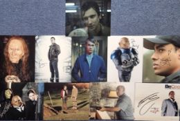 TV and Film collection includes 10 signed 10x8 inch colour photos names include Griffin Dunne,