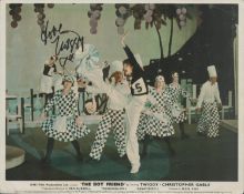 Twiggy signed 10x8 vintage colour lobby card for the film The Boy Friend. Dame Lesley Lawson DBE (