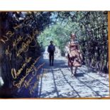 The Sound of Music signed by all 7 children. Very rare 10 x 8 photo from signed In Person by