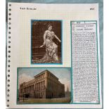 Opera Luisa Tetrazzini signed vintage 6 x4 b/w photo set on A4 sheet with corner mounts with