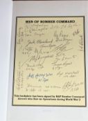 WW2 multiple signed Book Group Captain Joe Collier Biography Signed 23 WW2 RAF Bomber Command