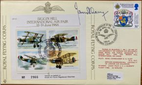 WW2 BOB fighter aces signed collection. JSF Joint Service Fighters Special signed RAF cover