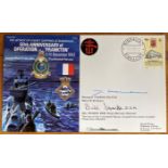 WW2 Cockleshell Hero Bill Sparks DSM, Former French Prime Minister Chaban Delmas signed Navy