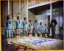 The Sound of Music rare 10 x 8 photo signed by Christopher Plummer. Canadian actor. His career