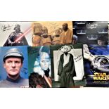 Star Wars signed photo collection. Eighteen 10 x 8 inch photos including Julian Glover, C. Andrew