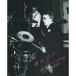 Rick Buckler signed 10x8 inch black and white photo. Paul Richard Buckler (born 6 December 1955)