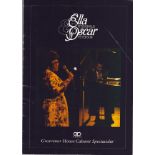 Ella Fitzgerald signed vintage Grosvenor House Cabaret Spectacular souvenir programme signature on