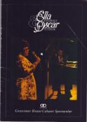 Ella Fitzgerald signed vintage Grosvenor House Cabaret Spectacular souvenir programme signature on