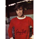 George Best signed 11x9 inch colour magazine photo. Good condition. All autographs are genuine