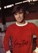 George Best signed 11x9 inch colour magazine photo. Good condition. All autographs are genuine