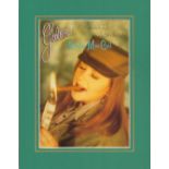 Kirsty MacColl signed 9x7 inch overall mounted colour promo photo. Kirsty Anna MacColl (10 October