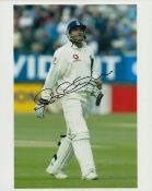 Cricket Mark Butcher signed 10x8 inch colour photo pictured while playing test match cricket for
