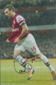 Santi Cozola signed 12x8inch colour Arsenal photo. Good condition Est.