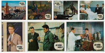 Collection 7 x medium size colour film posters Joe Fleming Rechnet ab. (1966) 11.75x9.25 Inch.