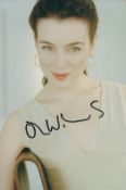 Olivia Williams signed 12x8 inch colour photo. Good condition Est.