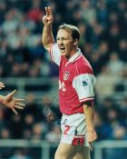 Football Lee Dixon signed 10x8 inch colour photo pictured while playing for Arsenal. Good