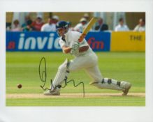 Cricket Robert Key signed 10x8 inch colour photo pictured in action for Kent. Good condition Est.