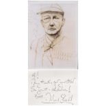 Michael Sheard signed Promo Card (Admiral Ozzel Star War)signature on reverse Approx. Size 6x5. 5.