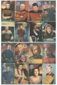 Star Trek collection 15 6x4 Trading card featuring characters form The Next Generation and