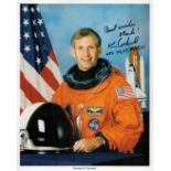 Kenneth D Cockrell Astronaut Signed Nasa Colour Photo approx size 10 x 8. Good condition. All