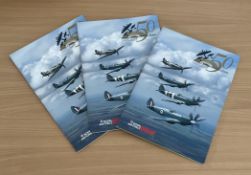 RAF Collection three Battle of Britain Memorial Flight 1957-2007 softback books includes