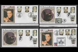 FDC Collection of 4 Horror Benhams Silk Cachet FDCs. None are Signed. All Contain Stamps and