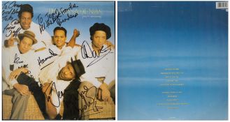 Multi signed Hamish Seelochan plus 4 others. The Pasadena's. Dedicated. Yours sincerely Vinyl