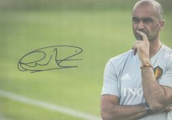 Football Roberto Martinez signed Belgium 12x8 colour photo. Good condition. All autographs are