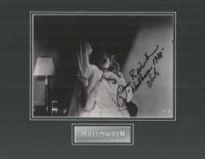 Jim Winburn signed colour black and white photo 9.5x7 Inch Mounted overall 14x11 Inch. Halloween.