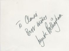 Lynda Bellingham Signed Autograph, Comedy Actress, Approx. 4. 5x 3. 5. Good condition. All
