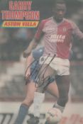 Gary Thompson Signed Colour Photo, Aston Villa F. C., Approx. 12 x 8. Good condition. All autographs