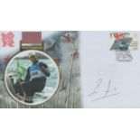 Ben Anslie - Sailing signed London 2012 gold collection FDC. Good condition. All autographs are