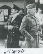 Clive Dunn and Philip Madoc signed Dads Army 10x8 inch black and white photo. Good condition. All