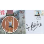 Greg Rutherford -Athletics signed London 2012 gold collection FDC. Good condition. All autographs