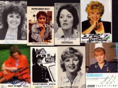 Female TV/film signed collection. 15+ items. Mainly 6x4inch black and white photos. Some of names