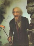 Ron Moody signed 11x8 inch colour magazine photo pictured in his role as Fagin from the film Oliver.